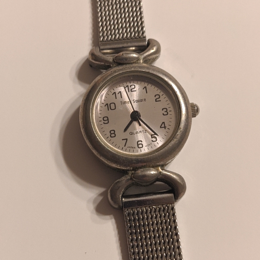 Times Square Silver Watch